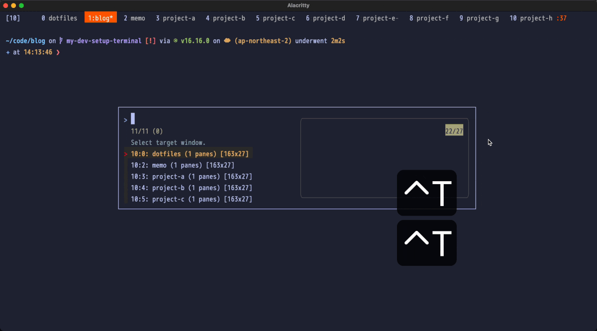 tmux-fzf